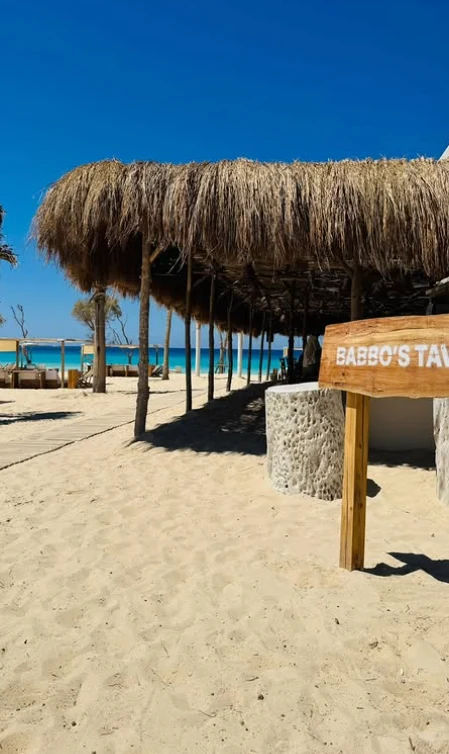 Babbo's Taverna in Sidi Heneish Village, North Coast Egypt